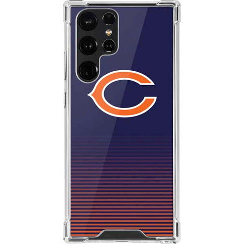 NFL Chicago Bears Breakaway Galaxy S22 Ultra Clear Case
