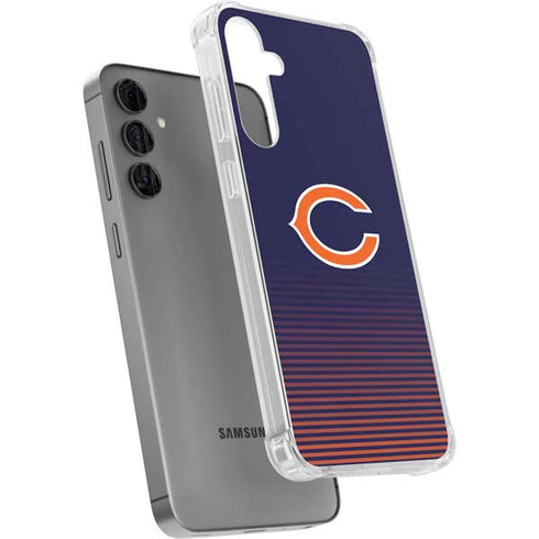 NFL Chicago Bears Breakaway Galaxy S24 Plus Clear Case