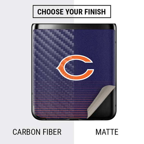 NFL Chicago Bears Breakaway Galaxy Z Flip Skin