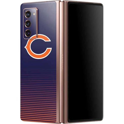 NFL Chicago Bears Breakaway Galaxy Z Fold2 5G Skin