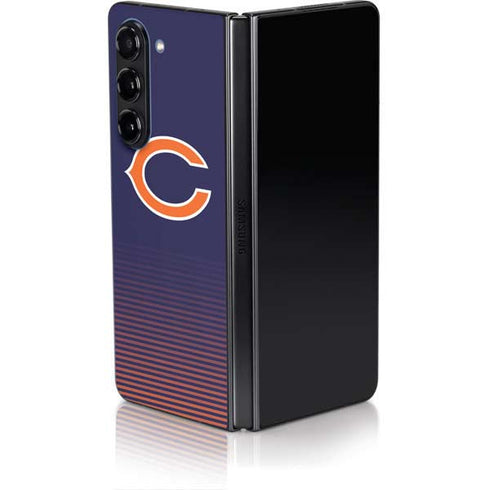 NFL Chicago Bears Breakaway Galaxy Z Fold5 5G Skin
