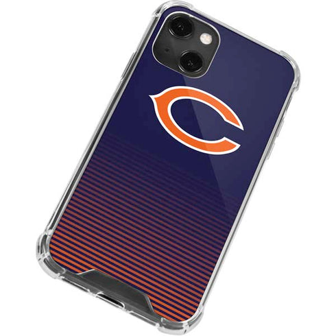 NFL Chicago Bears Breakaway iPhone 13 Mini Clear Case