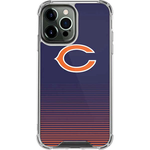 NFL Chicago Bears Breakaway iPhone 13 Pro Max Clear Case