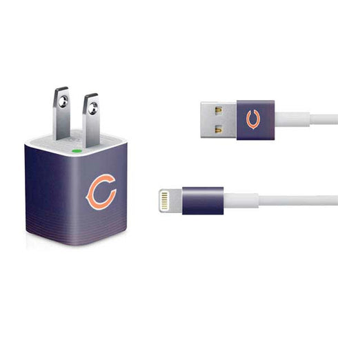 NFL Chicago Bears Breakaway iPhone Charger (5W USB) Skin