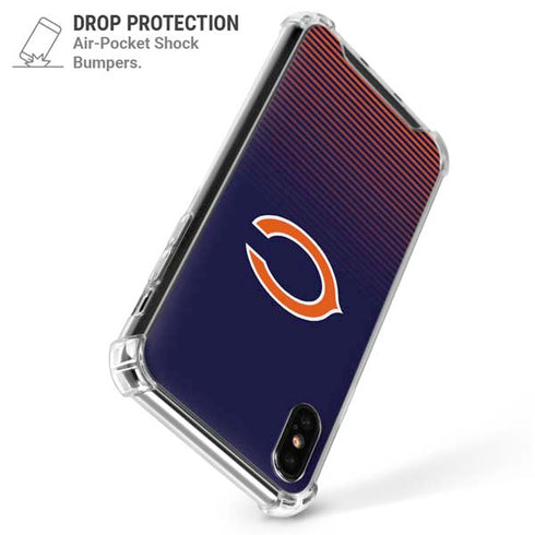 NFL Chicago Bears Breakaway iPhone XS Max Clear Case