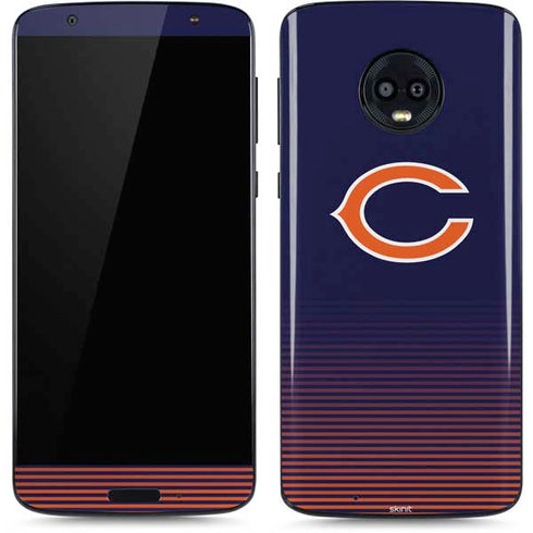 NFL Chicago Bears Breakaway Moto G6 Skin