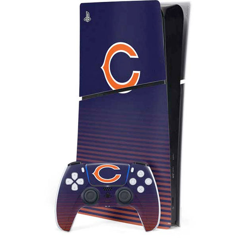 NFL Chicago Bears Breakaway PS5 Slim Digital Edition Console Skin