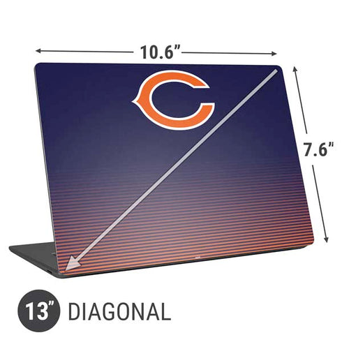NFL Chicago Bears Breakaway Universal Laptop 13in (10.6 x 7.6in) Skin