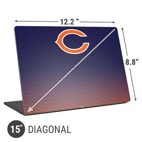 NFL Chicago Bears Breakaway Universal Laptop 15in (12.2 x 8.8in) Skin