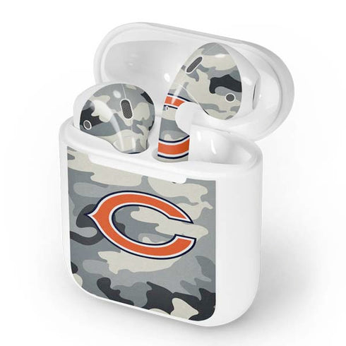 NFL Chicago Bears Camo Apple AirPods Skin