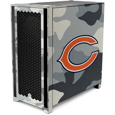 NFL Chicago Bears Camo Corsair 4000D Tempered Glass Mid-Tower ATX Case Skin