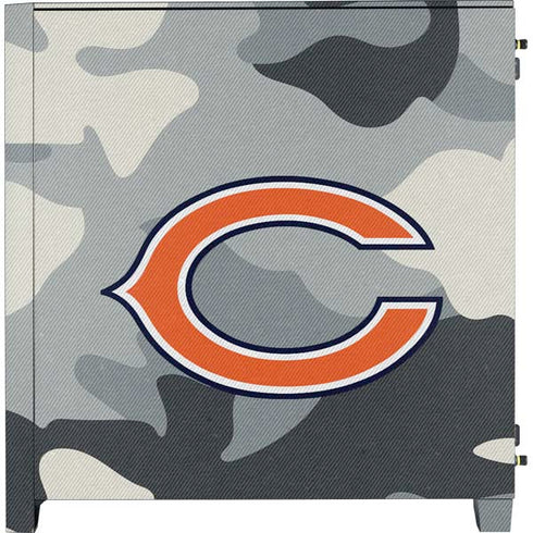 NFL Chicago Bears Camo Corsair 4000D Tempered Glass Mid-Tower ATX Case Skin