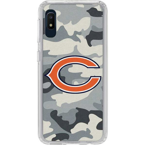 NFL Chicago Bears Camo Galaxy A10e Clear Case