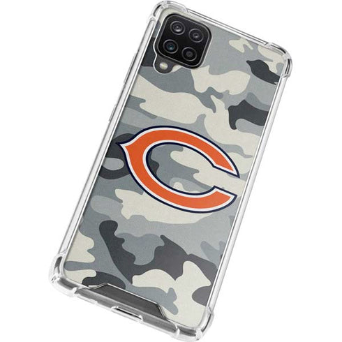NFL Chicago Bears Camo Galaxy A12 Clear Case