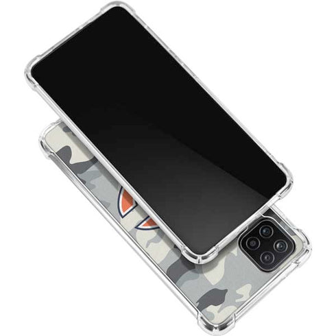 NFL Chicago Bears Camo Galaxy A12 Clear Case