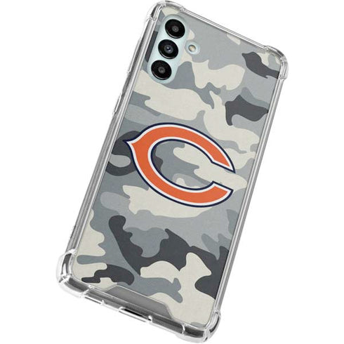 NFL Chicago Bears Camo Galaxy A13 5G Clear Case