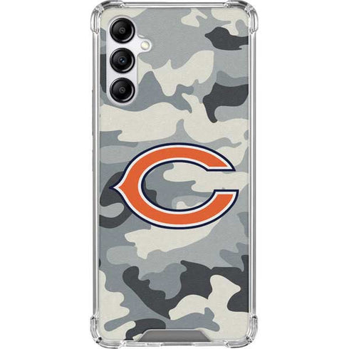 NFL Chicago Bears Camo Galaxy A14 5G Clear Case
