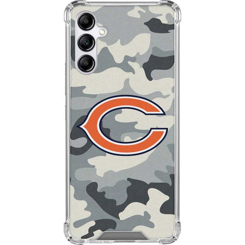 NFL Chicago Bears Camo Galaxy A15 5G Clear Case