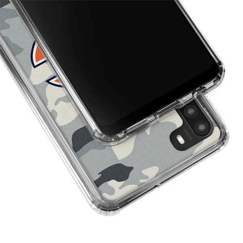 NFL Chicago Bears Camo Galaxy A21 Clear Case