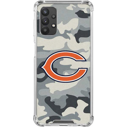 NFL Chicago Bears Camo Galaxy A32 5G Clear Case