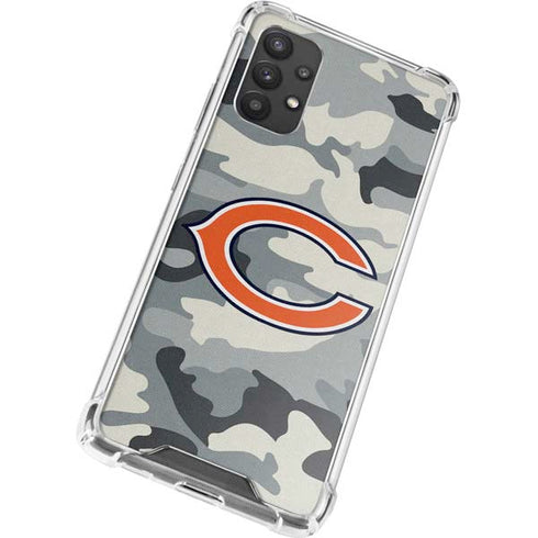 NFL Chicago Bears Camo Galaxy A32 5G Clear Case