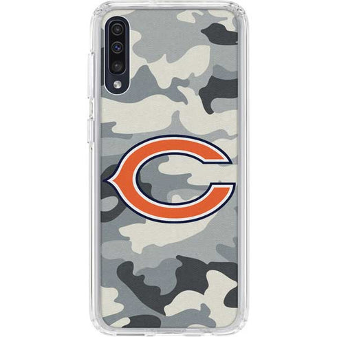 NFL Chicago Bears Camo Galaxy A50 Clear Case