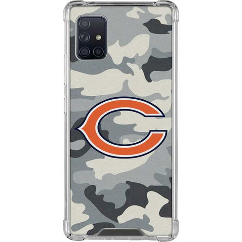 NFL Chicago Bears Camo Galaxy A51 5G Clear Case