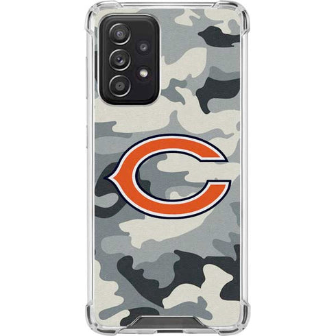 NFL Chicago Bears Camo Galaxy A52 5G Clear Case