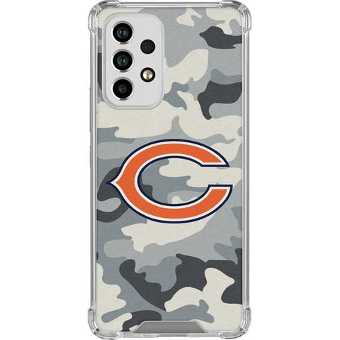 NFL Chicago Bears Camo Galaxy A53 5G Clear Case