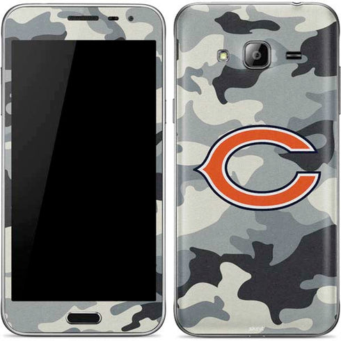 NFL Chicago Bears Camo Galaxy J3 Skin