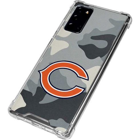 NFL Chicago Bears Camo Galaxy Note20 5G Clear Case