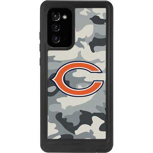 NFL Chicago Bears Camo Galaxy Note20 5G Waterproof Case