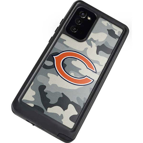 NFL Chicago Bears Camo Galaxy Note20 5G Waterproof Case
