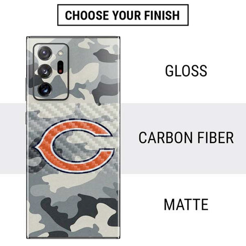 NFL Chicago Bears Camo Galaxy Note20 Ultra 5G Skin