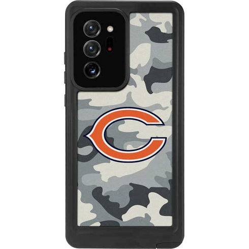 NFL Chicago Bears Camo Galaxy Note20 Ultra 5G Waterproof Case