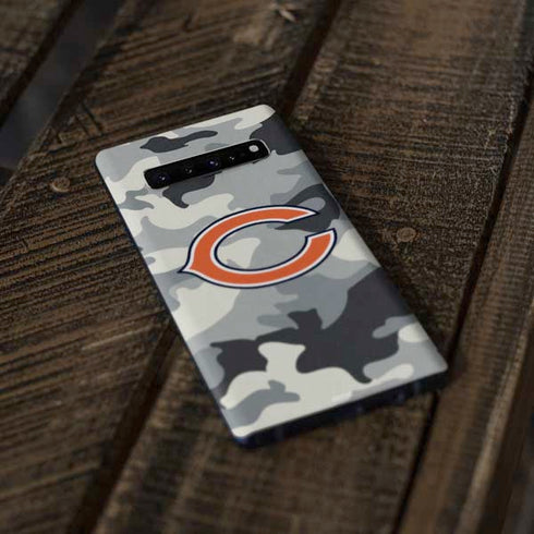 NFL Chicago Bears Camo Galaxy S10 Skin