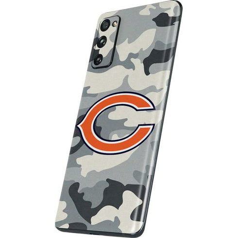 NFL Chicago Bears Camo Galaxy S20 Fan Edition Skin