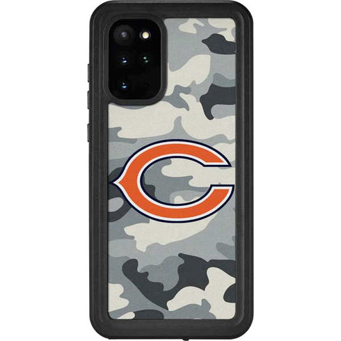 NFL Chicago Bears Camo Galaxy S20 Plus Waterproof Case