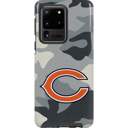 NFL Chicago Bears Camo Galaxy S20 Ultra 5G Pro Case