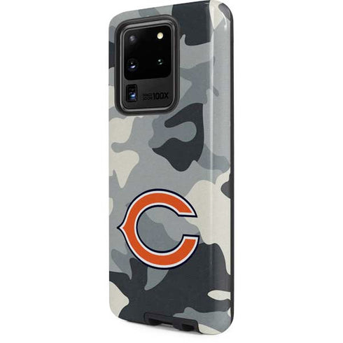 NFL Chicago Bears Camo Galaxy S20 Ultra 5G Pro Case