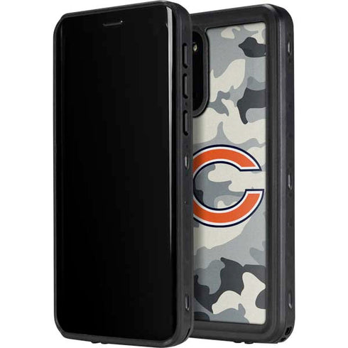 NFL Chicago Bears Camo Galaxy S20 Waterproof Case