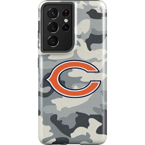 NFL Chicago Bears Camo Galaxy S21 Ultra 5G Pro Case