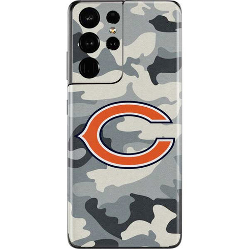 NFL Chicago Bears Camo Galaxy S21 Ultra 5G Skin