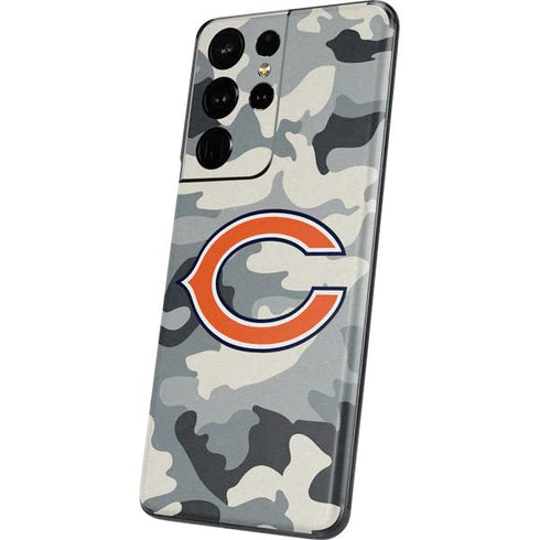 NFL Chicago Bears Camo Galaxy S21 Ultra 5G Skin