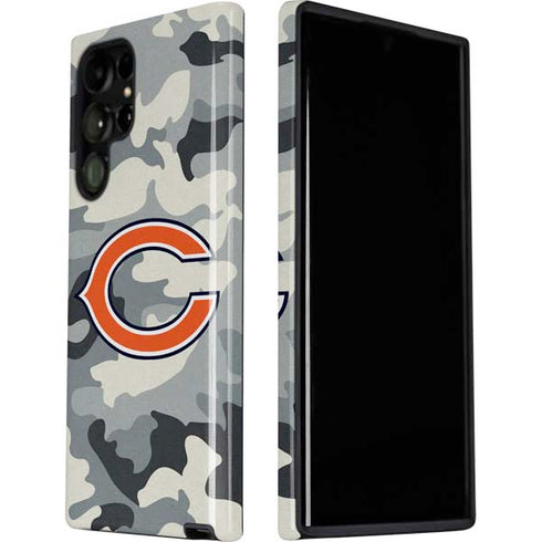 NFL Chicago Bears Camo Galaxy S22 Ultra Pro Case