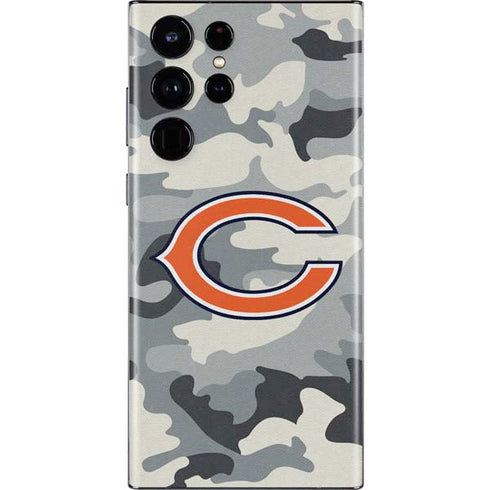 NFL Chicago Bears Camo Galaxy S22 Ultra Skin