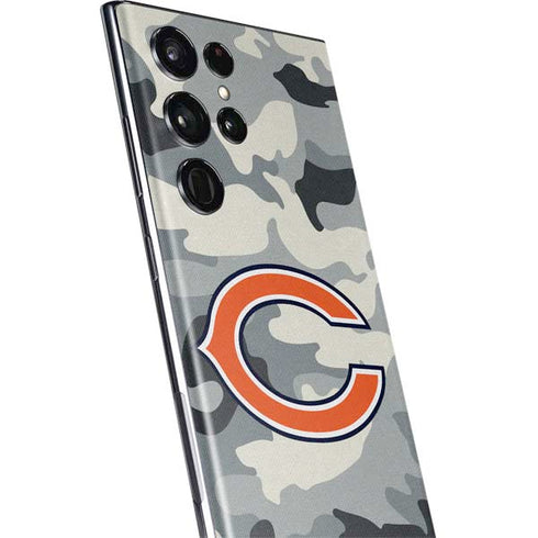 NFL Chicago Bears Camo Galaxy S22 Ultra Skin