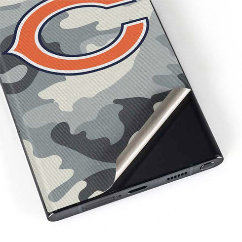 NFL Chicago Bears Camo Galaxy S22 Ultra Skin