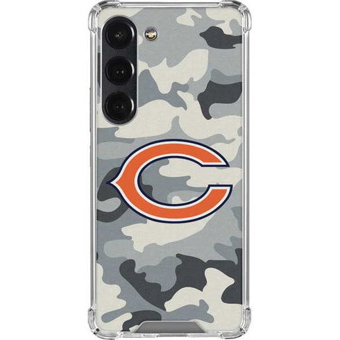 NFL Chicago Bears Camo Galaxy S23 Clear Case