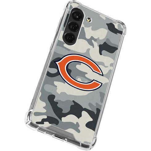 NFL Chicago Bears Camo Galaxy S23 Clear Case